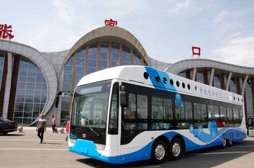 张家口市新增百辆氢燃料电池公交车