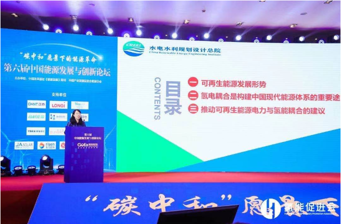 水电总院谢宏文：2050年 预计氢能在中国能源体系中的占比约为10%