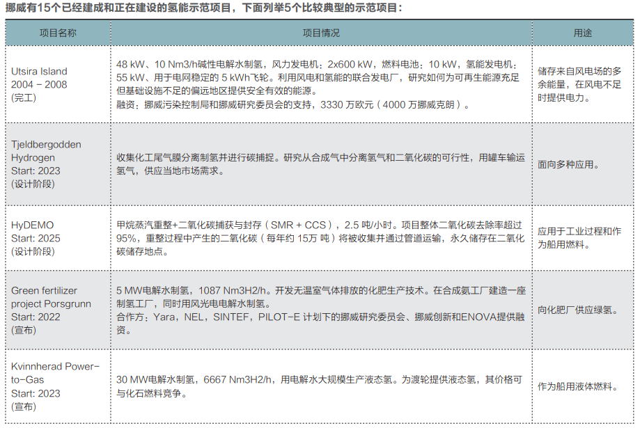 欧洲面向未来的氢能示范项目及借鉴